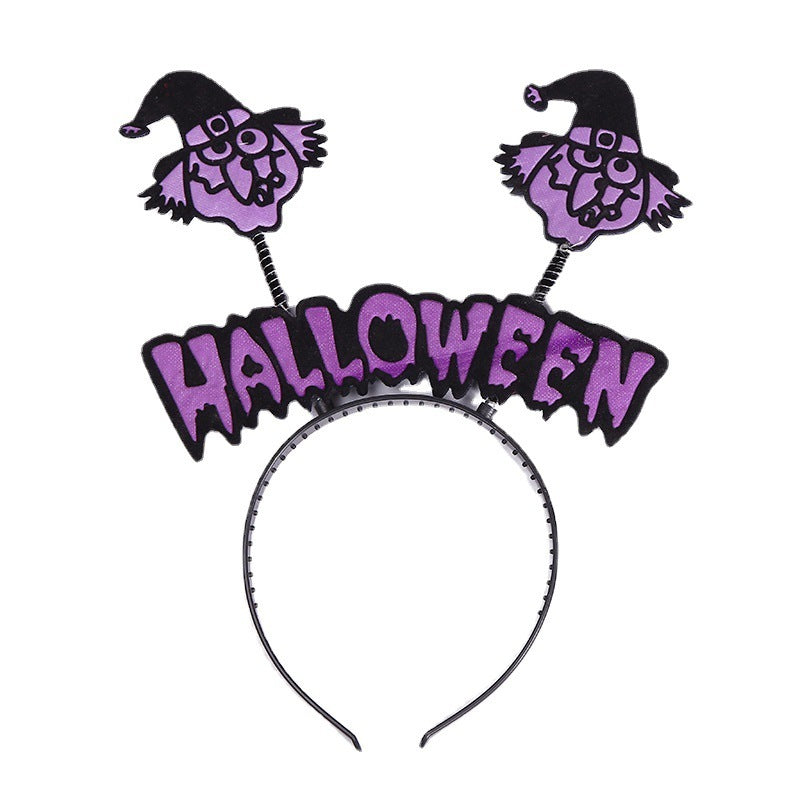 Halloween Hair Accessories Fashion Pumpkin Witch Headband