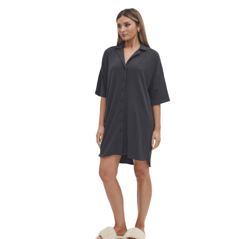 Simple Casual Half Sleeve Pregnant Women Dress