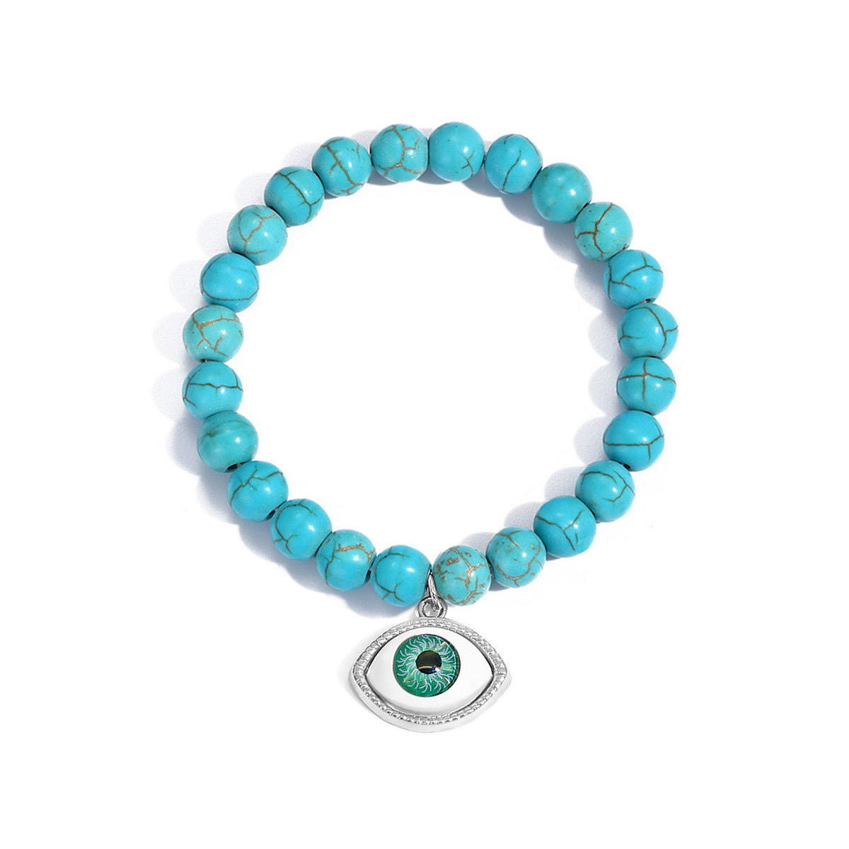 Pulsera Bohemia Multicolor Turquesa Ojo del Diablo para Mujer
