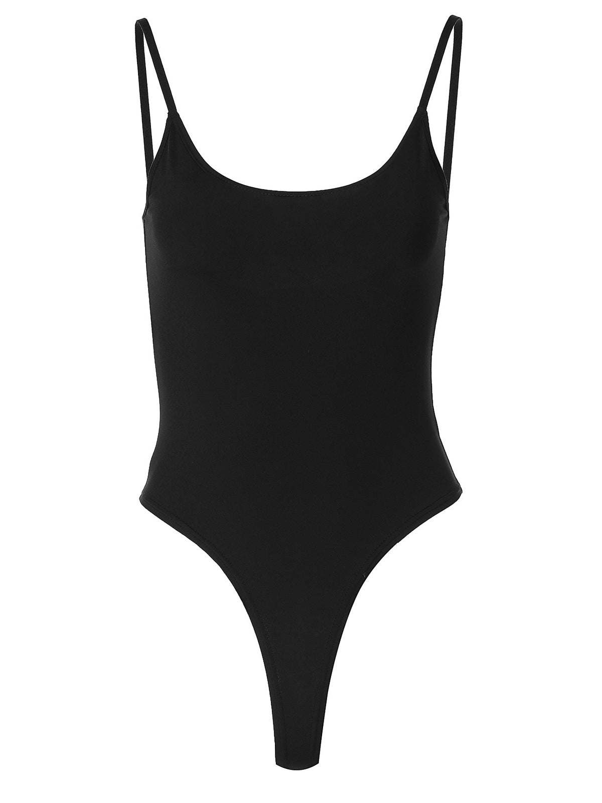 Women Sexy Solid Color Backless Bodysuits