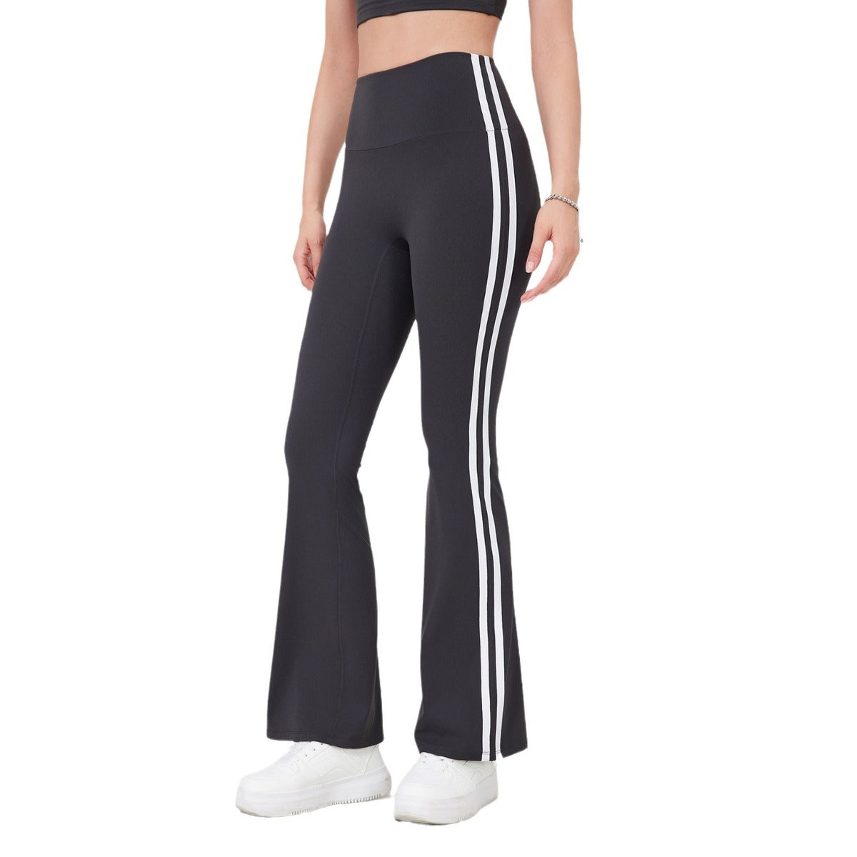 Leggings de sport taille haute pour femmes, style yoga