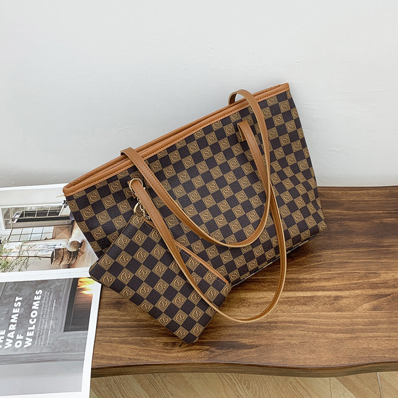 Women Fashion Simple Printed Tote Bag