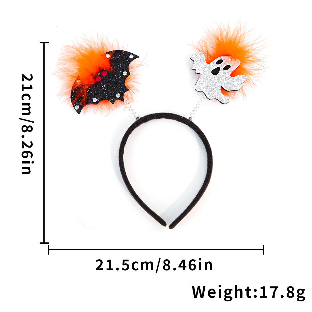 Diadema estéreo para fiesta de Halloween con accesorios festivos