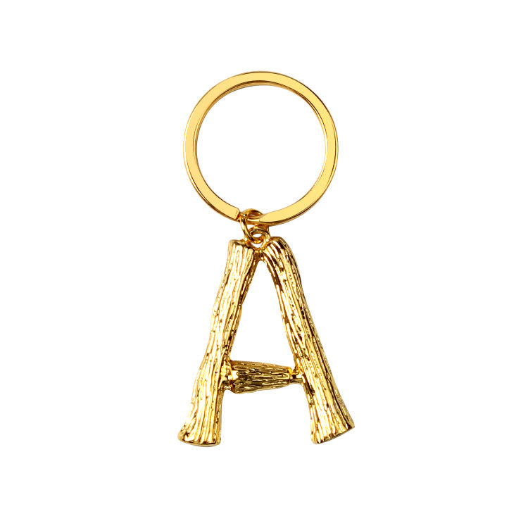 Fashion Creative Alphabet Keychain