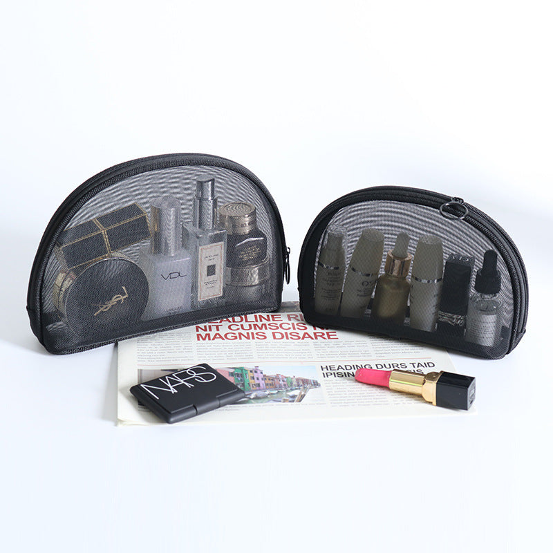 Bolsa de cosméticos transparente de gran capacidad