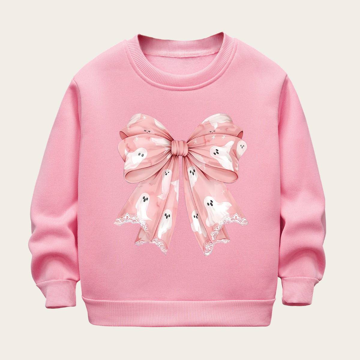 Kids Toddler Boys Girls Casual Fleece Halloween Sweatshirts
