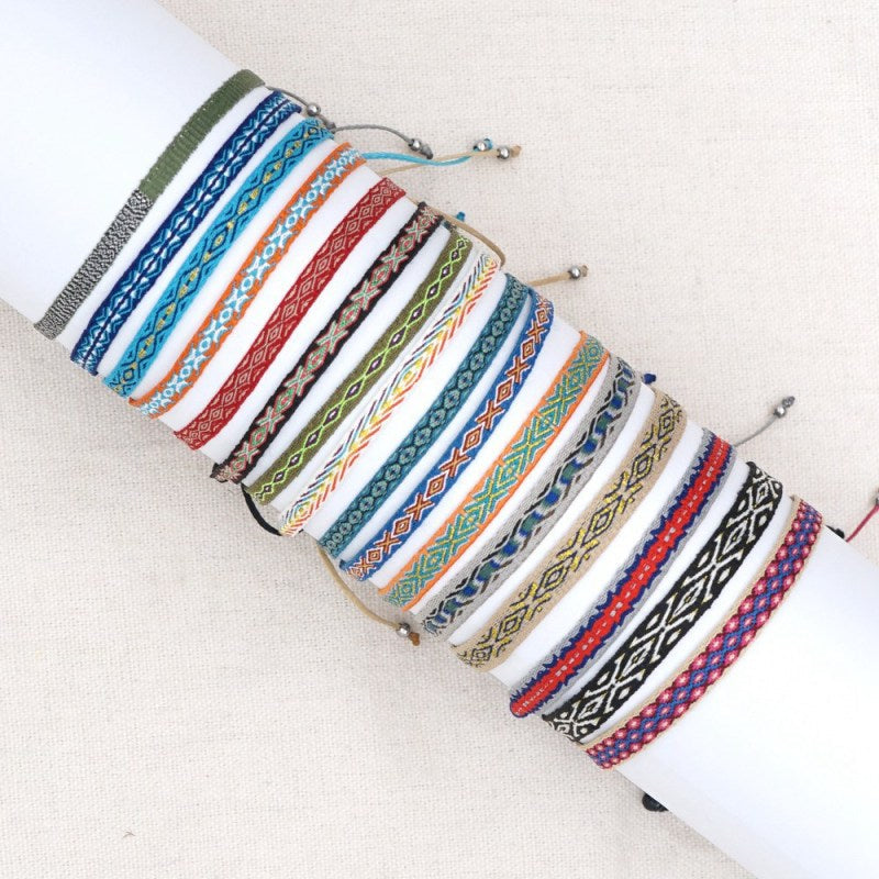 Bohemian Ethnic Ribbon Handwoven Bracelet