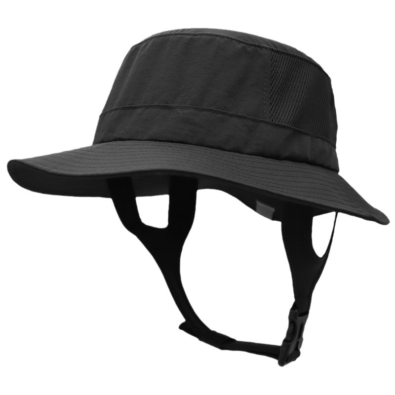 Sombrero de pescador unisex sencillo para senderismo, surf y exteriores con protección solar