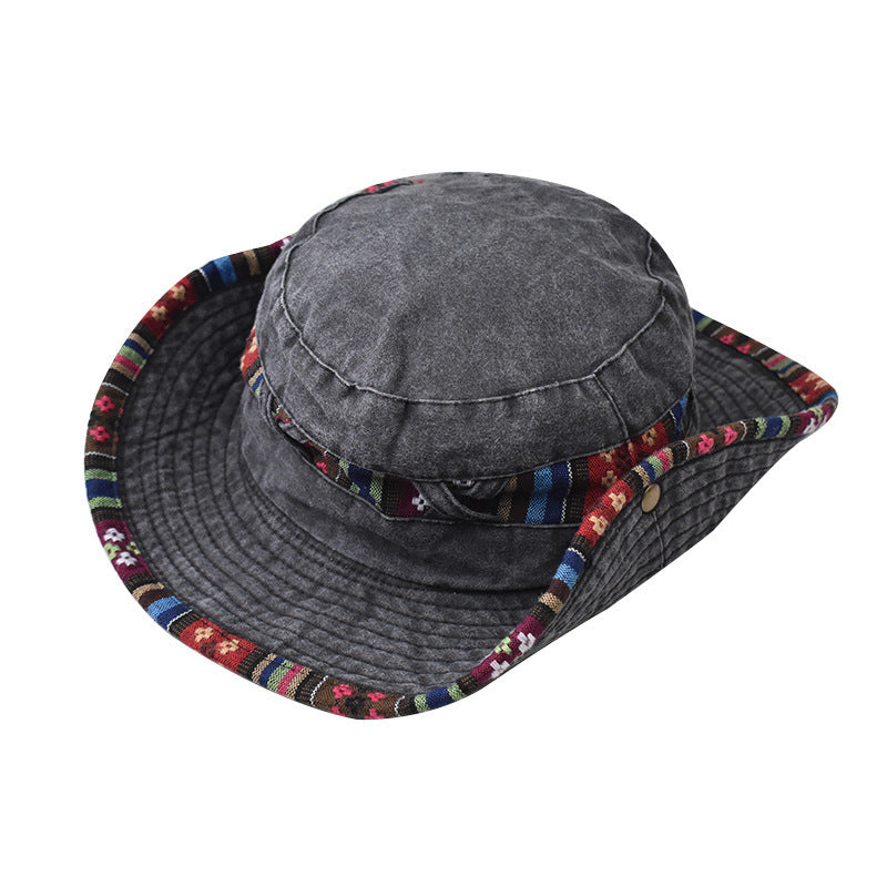 Sombreros de pescador plegables, transpirables y neutros.