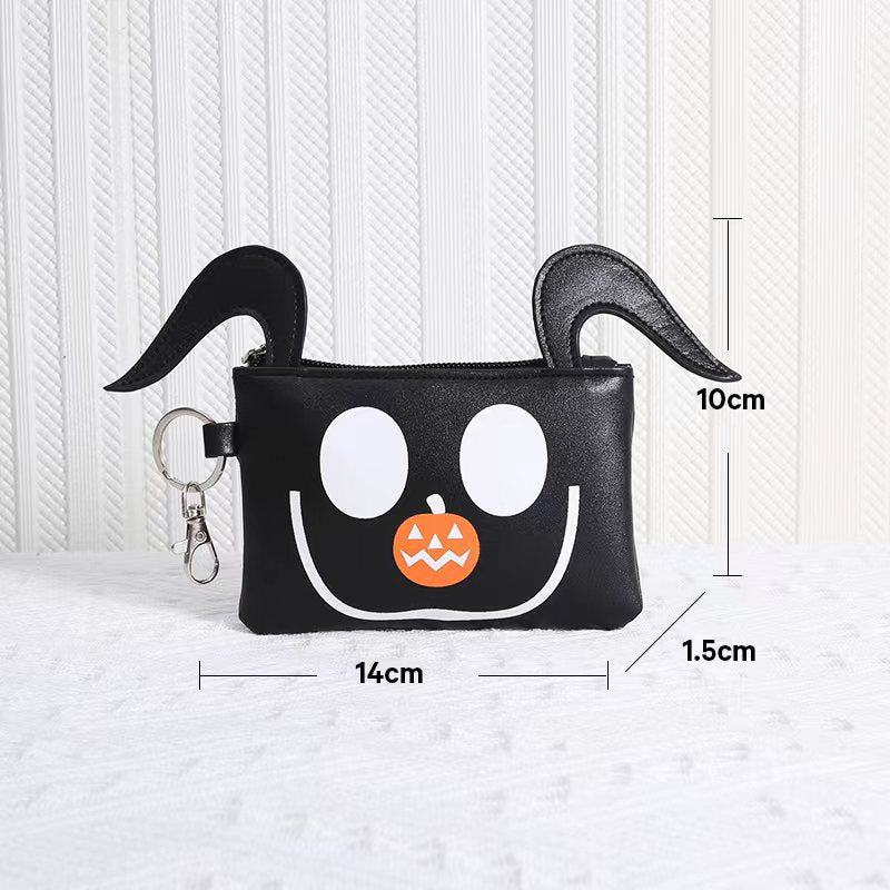 Monedero mini con diseño de parodia de Halloween para hombre y mujer