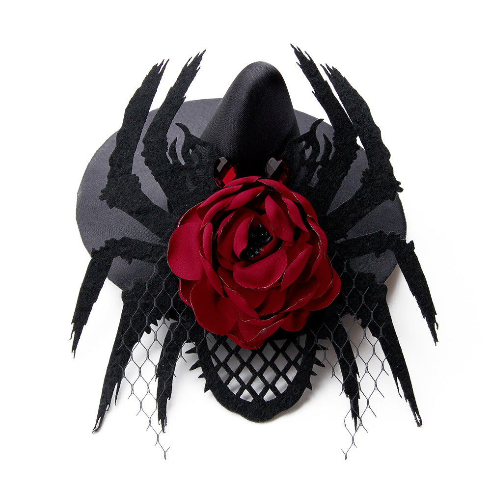 Gothic Halloween Spider Topper Vintage Headwear