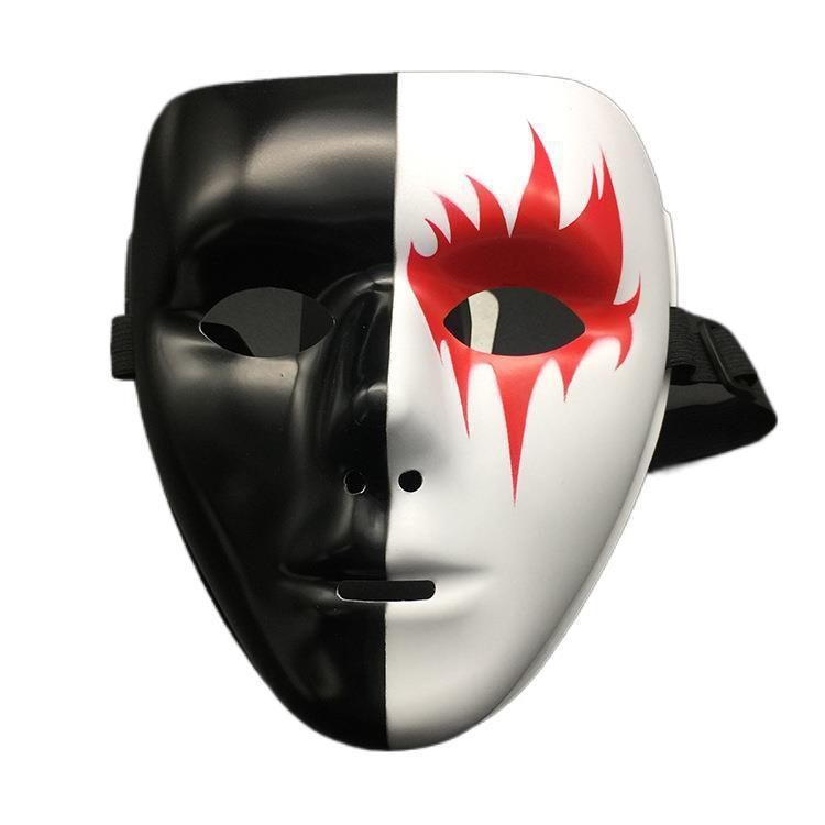 Men Simple Hand-Painted Full-Face Halloween Mask