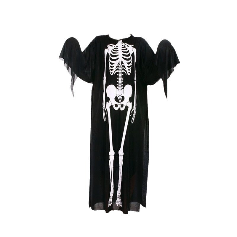 Disfraz de Halloween para niños y adultos, disfraz de calavera, esqueleto y fantasma.
