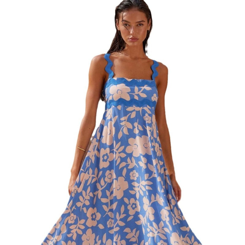Vestido largo maxi informal de primavera y verano para mujer