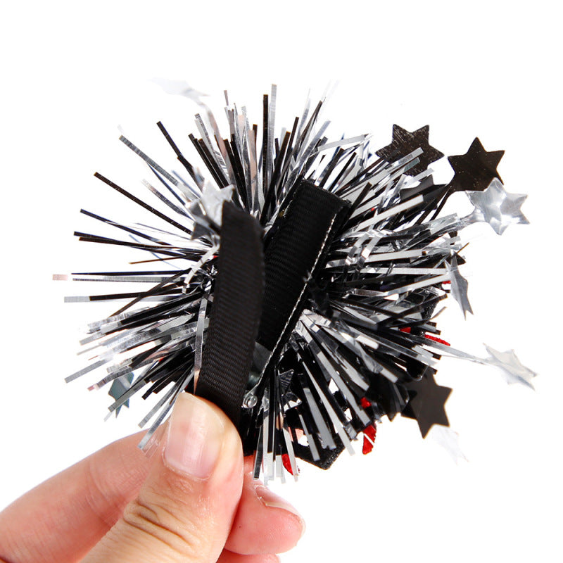 Accessoires pour épingles à cheveux en maille fantôme et citrouille d'Halloween