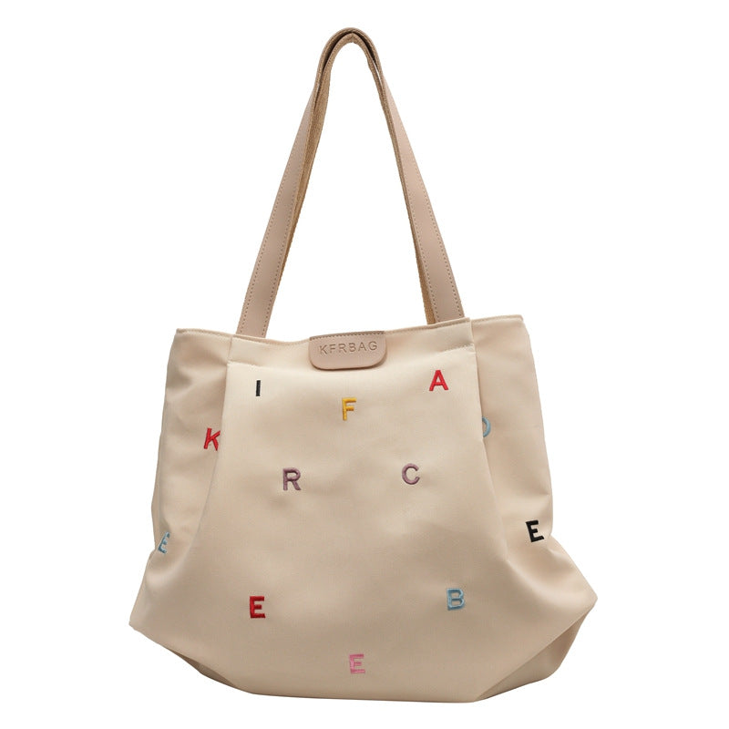 Women Fashionable Large Capacity Canvas Tote Bag