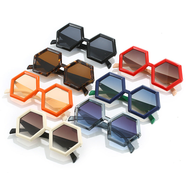 Polygonal Personalized Water Chestnut Hexagon Sunglasses