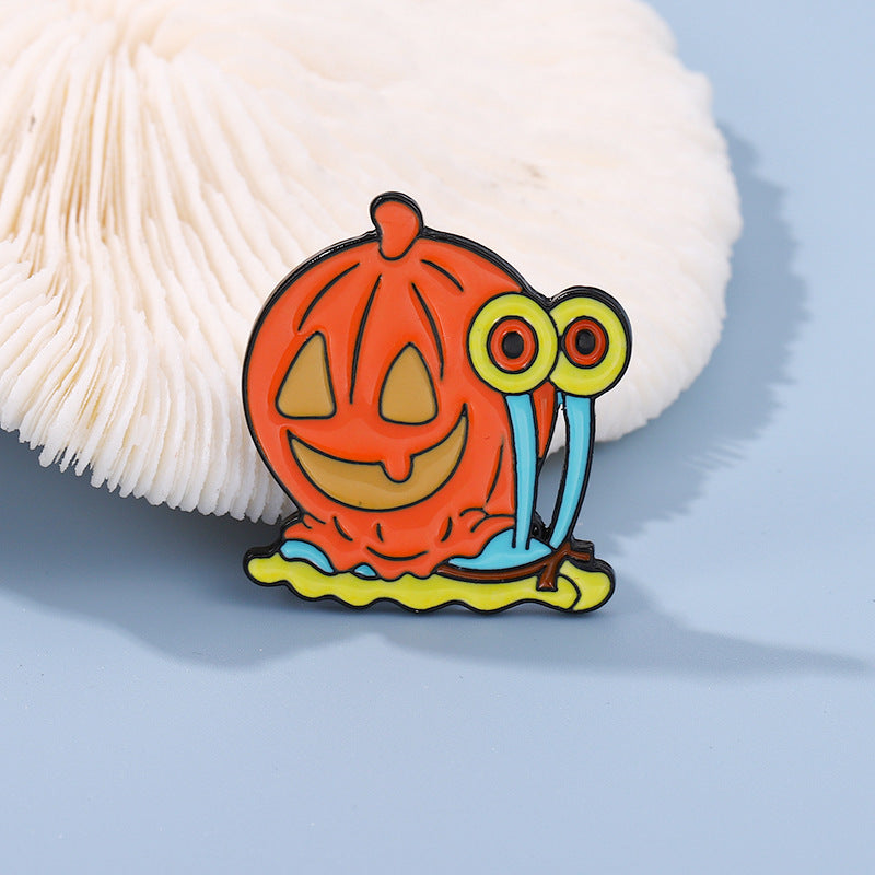 Halloween Cartoon Cute Animal Paint Brooch