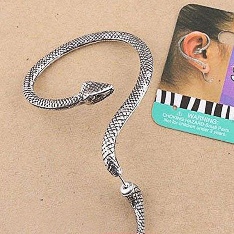 Women Fashion Trendy Wrapped Snake Earrings