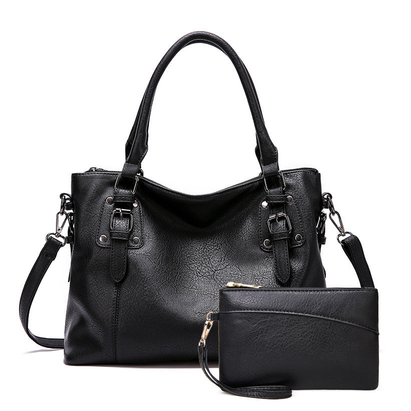 Fashion Women Vintage Simple Shoulder Tote Bag