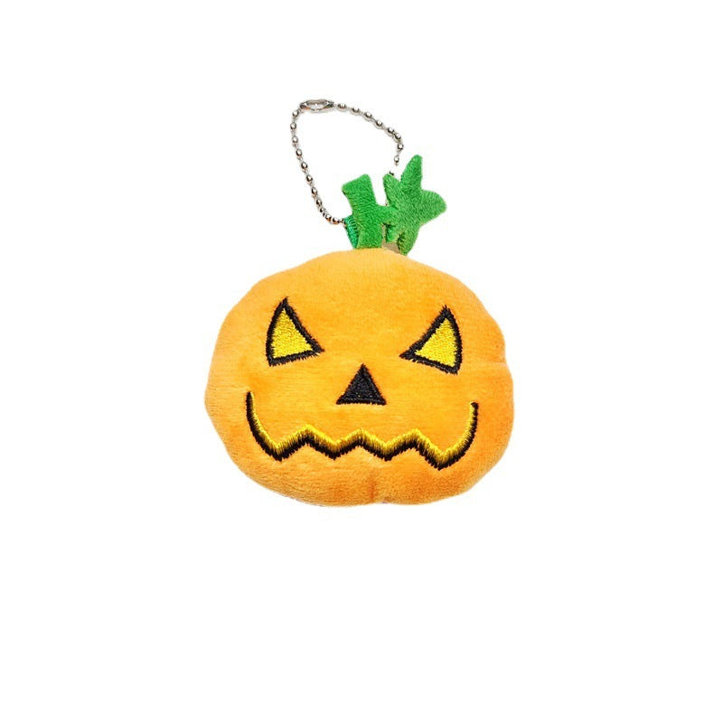 Creative Cartoon Halloween Pumpkin Plush Brooch