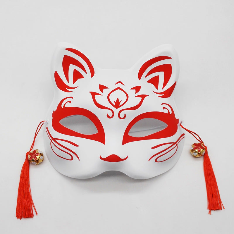 Women Cute Anime Fox Half-Face Cat Mask