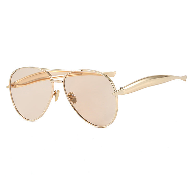 Toad Shaped Metal Sunglasses
