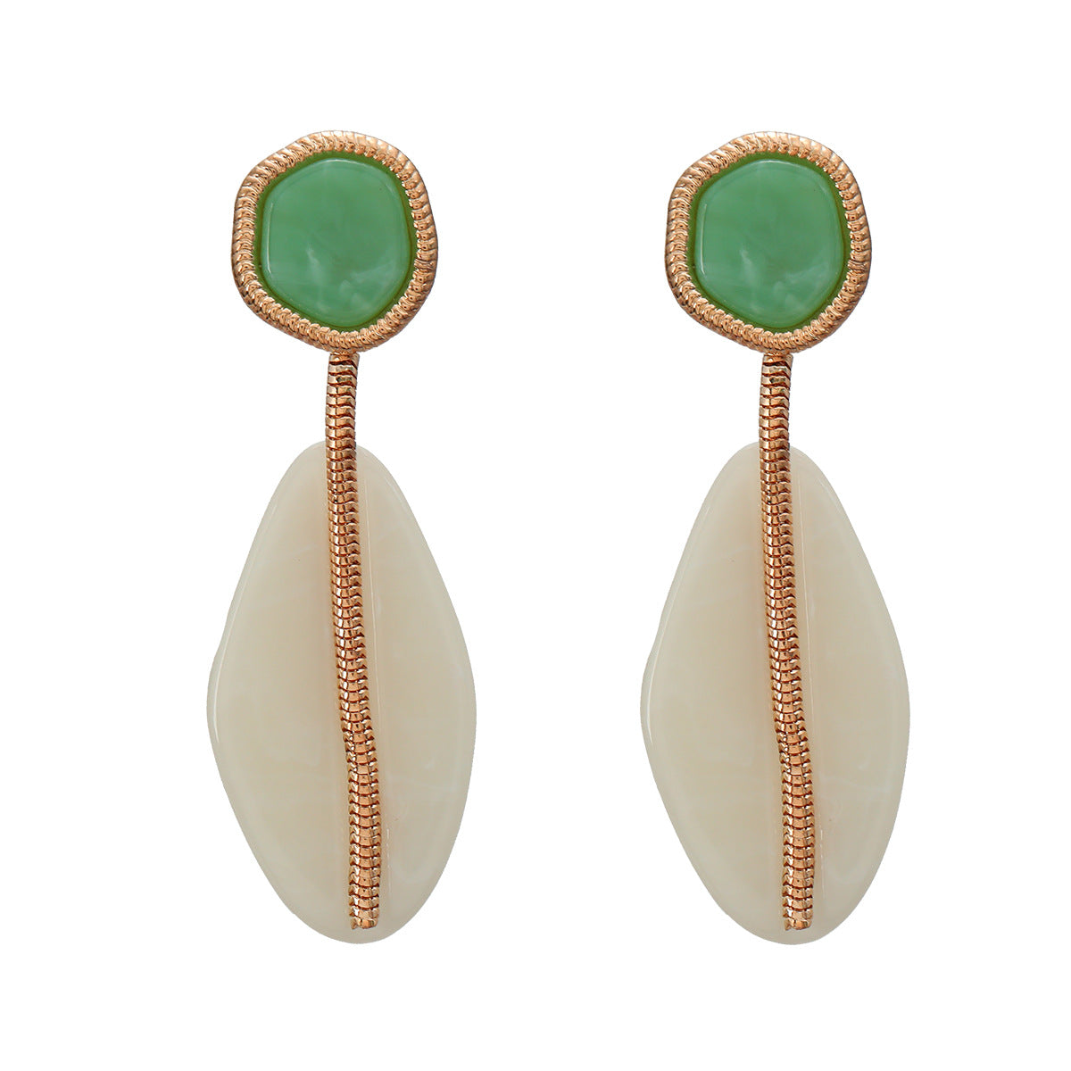 Bohemian Geometric Resin Earrings for Women