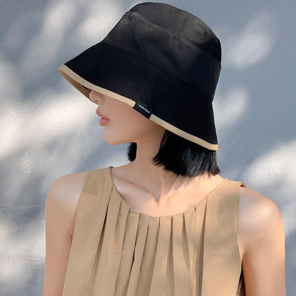 Sombreros tipo cubo con protección solar de moda de verano para mujer