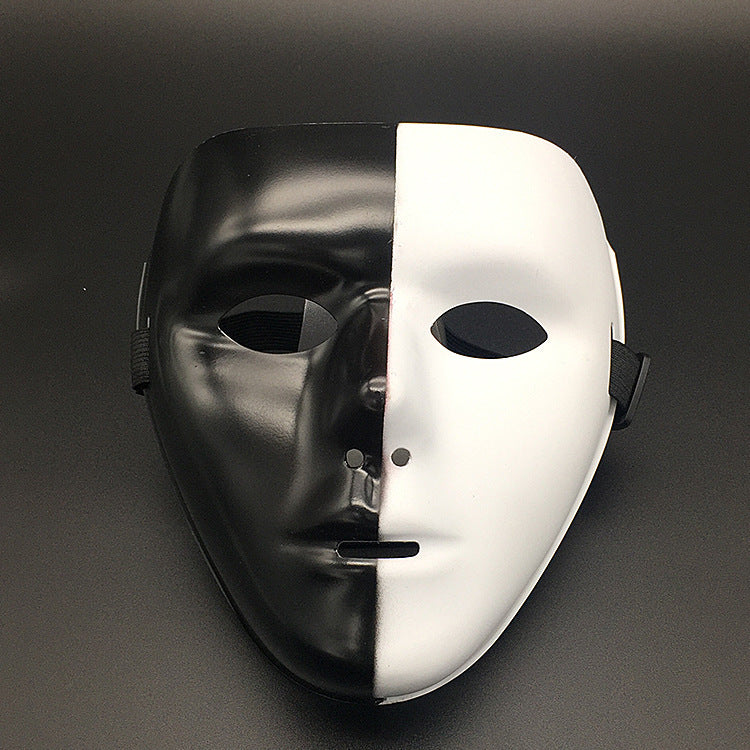 Men Simple Hand-Painted Full-Face Halloween Mask
