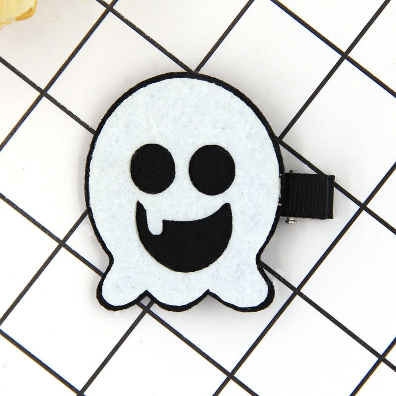 Accessoires pour cheveux en épingle à cheveux fantôme d'Halloween pour enfants