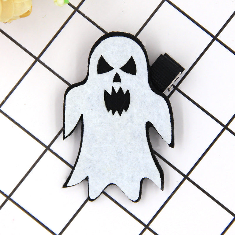 Accessoires pour cheveux en épingle à cheveux fantôme d'Halloween pour enfants