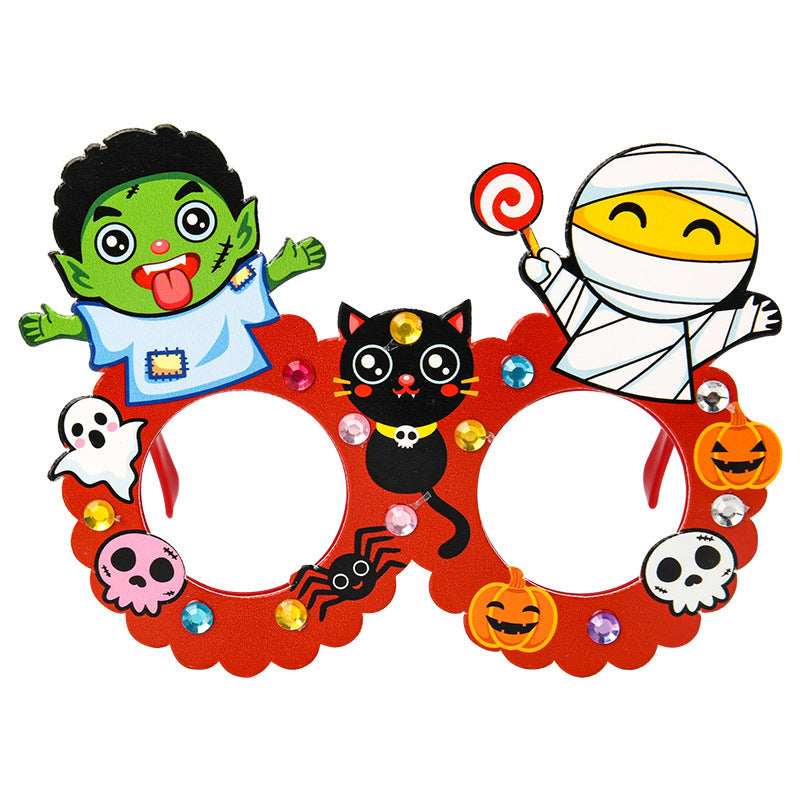 Halloween Children's Handmade Cartoon Glasses Props