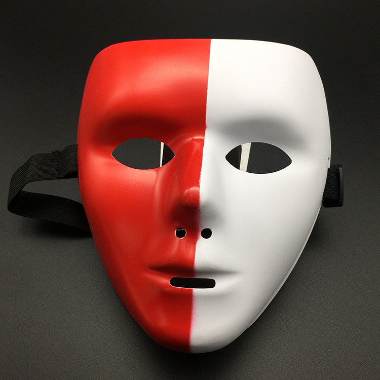Men Simple Hand-Painted Full-Face Halloween Mask