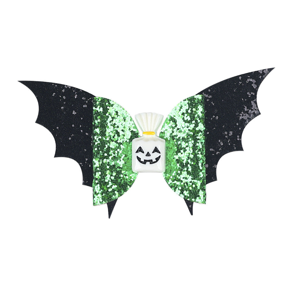 Pince à cheveux citrouille pour enfants, motif dessin animé, à la mode, pour Halloween