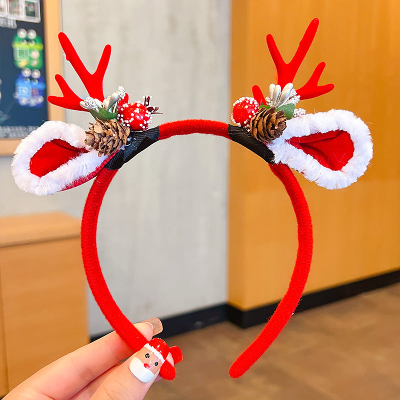Diadema de astas negras para Halloween con diseños festivos
