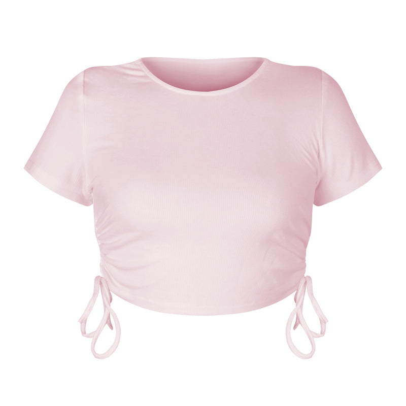 Women'S Ribbed Cotton Spandex Cropped Top