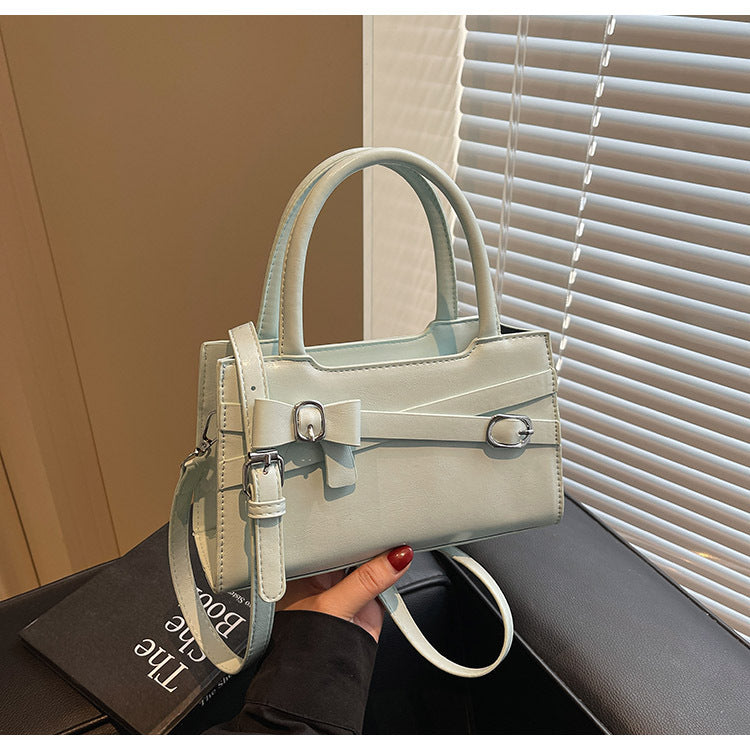 Bolso bandolera cuadrado pequeño de PU para mujer