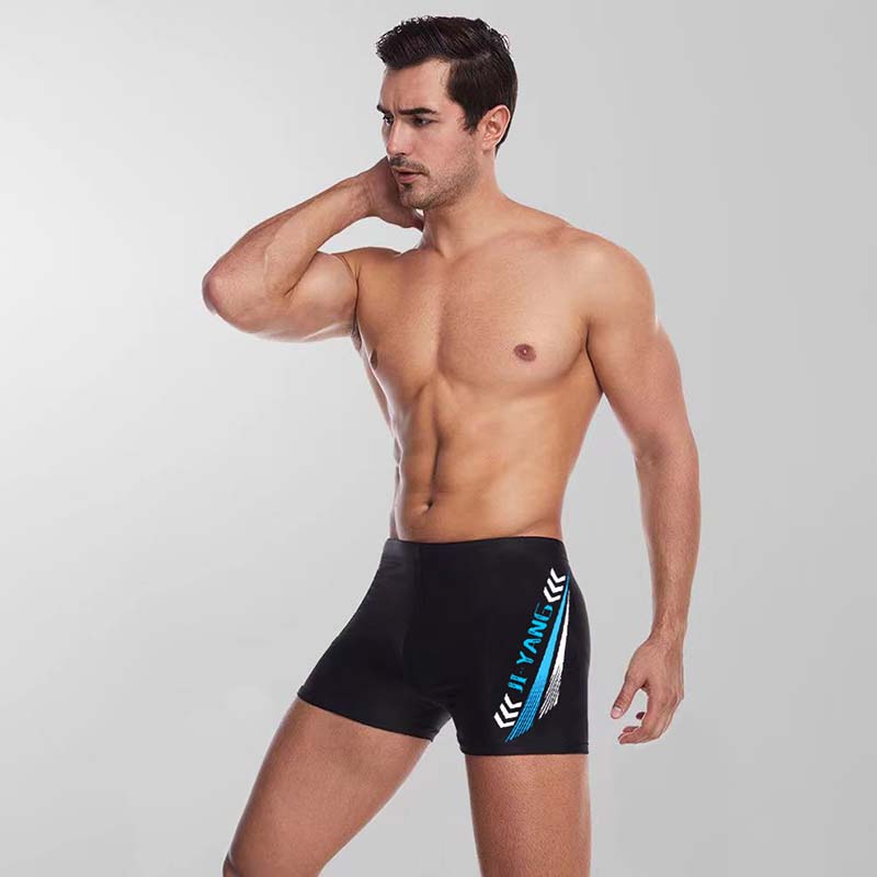 Traje de baño de carreras de ángulo plano a juego para hombre