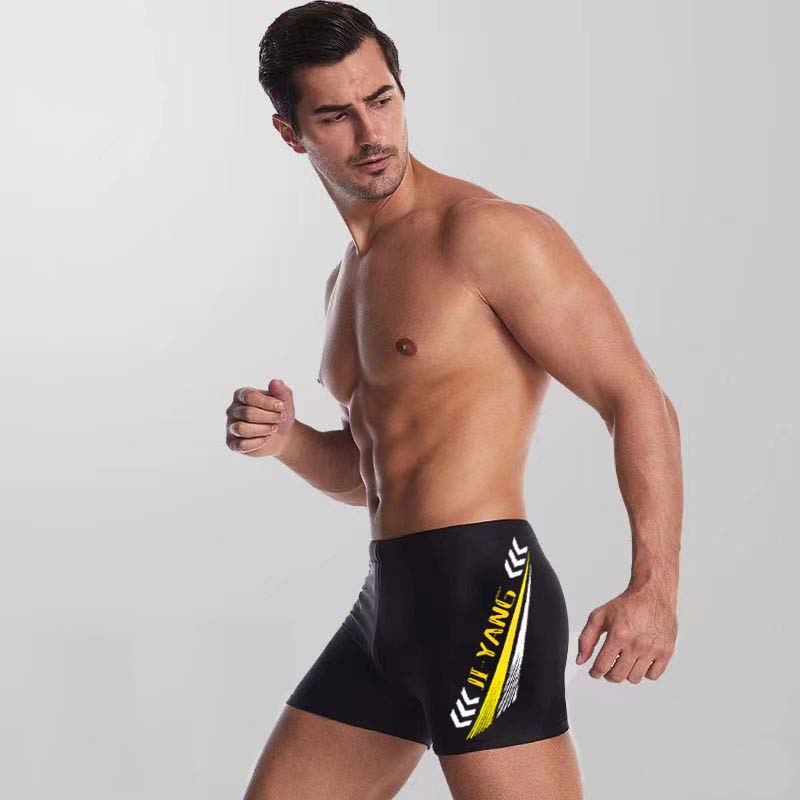 Traje de baño de carreras de ángulo plano a juego para hombre
