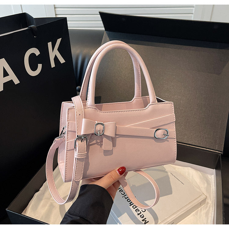 Bolso bandolera cuadrado pequeño de PU para mujer