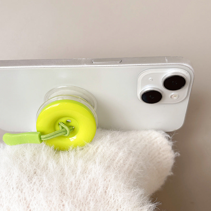 Support de bureau pour airbag de téléphone portable en plastique de couleur unie