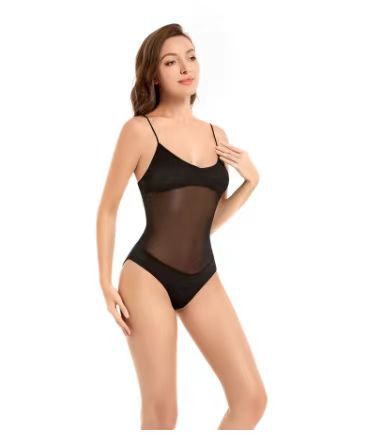 Traje de baño de una pieza con perspectiva sexy a la moda para mujer