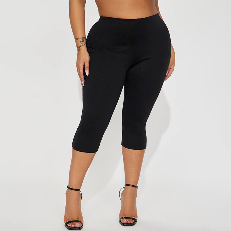 Pantalones ajustados de leopardo sexys de moda para mujer con material de fibra de leche