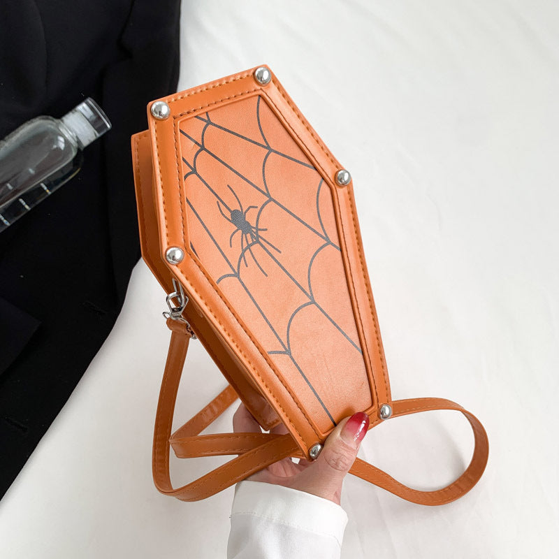 Bolso de hombro con diseño de calavera gótica de Halloween