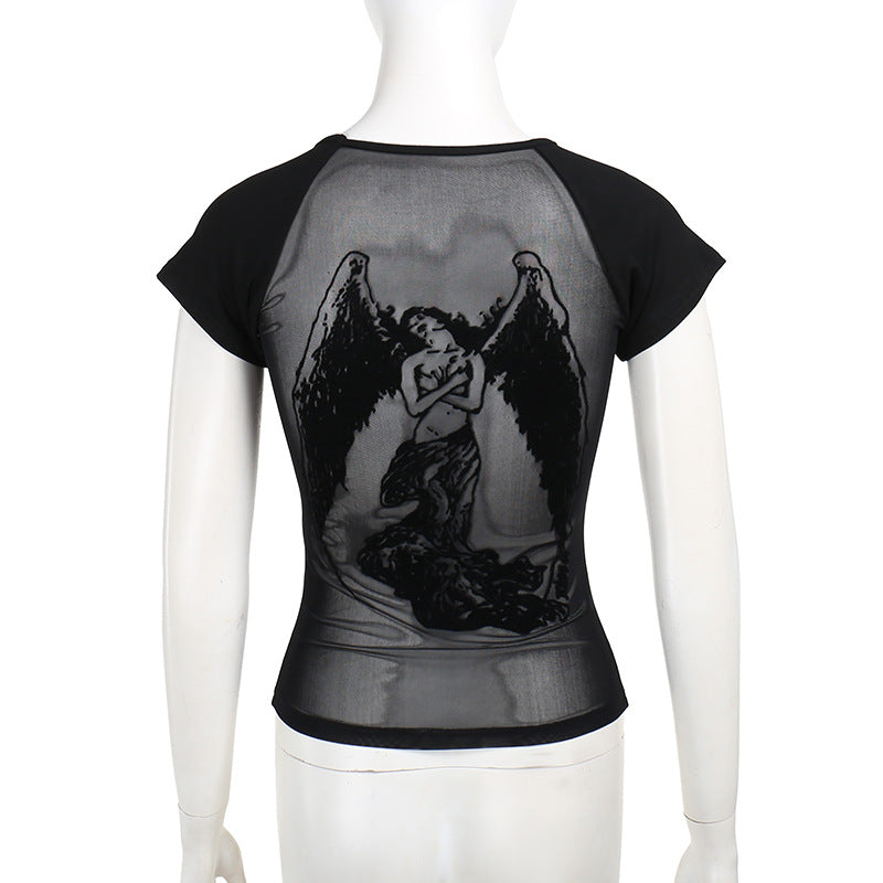 Summer Gothic Punk Spice Girls Short Sleeved T Shirt