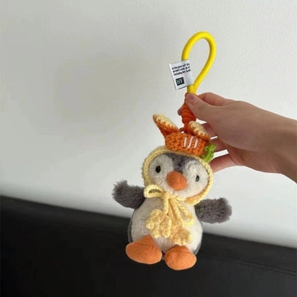 Plush Penguin Keychain Pendant