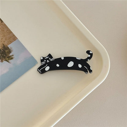Cute Spotted Cat Duckbill Hair Clip
