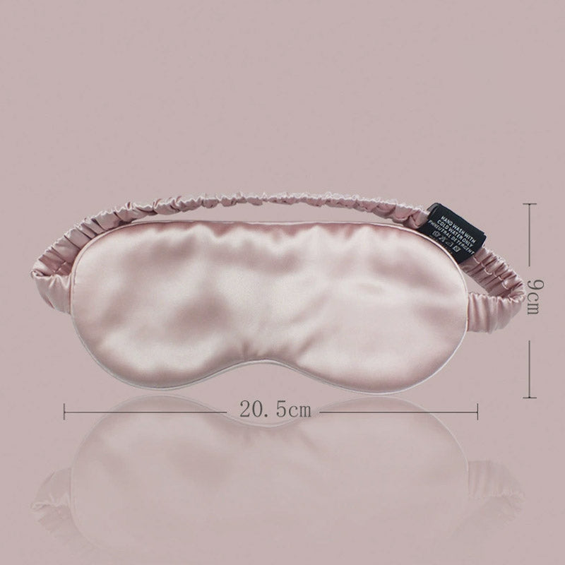 Soft Solid Color Mulberry Silk Eye Mask