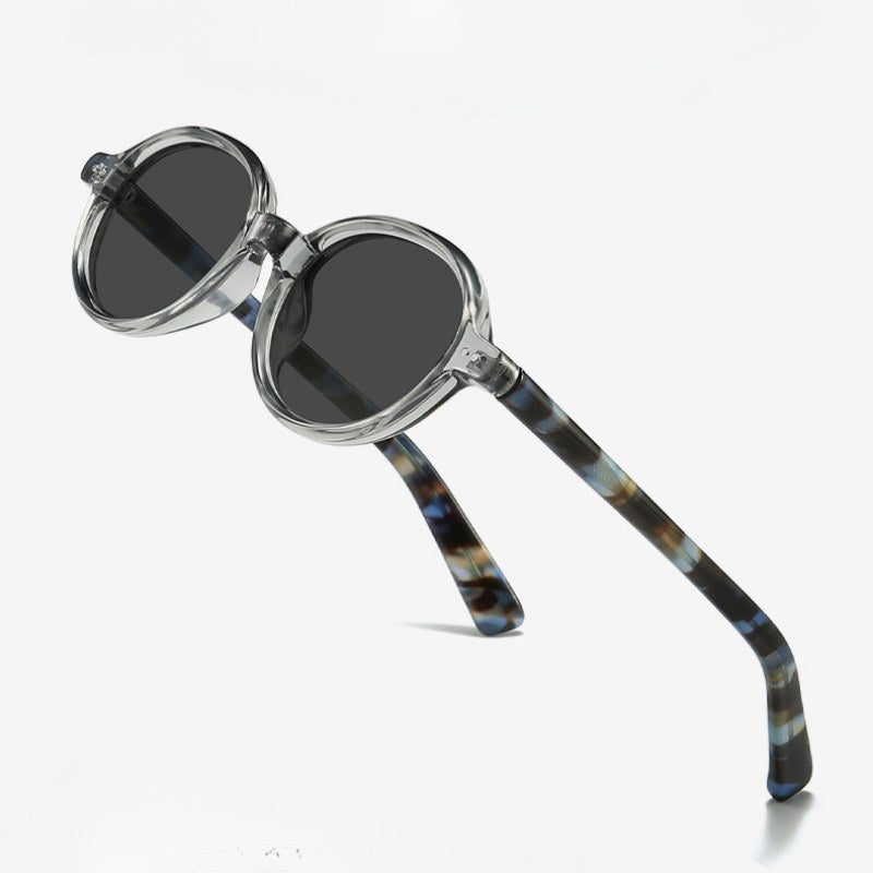 Classic Retro Oval Frame Sunglasses